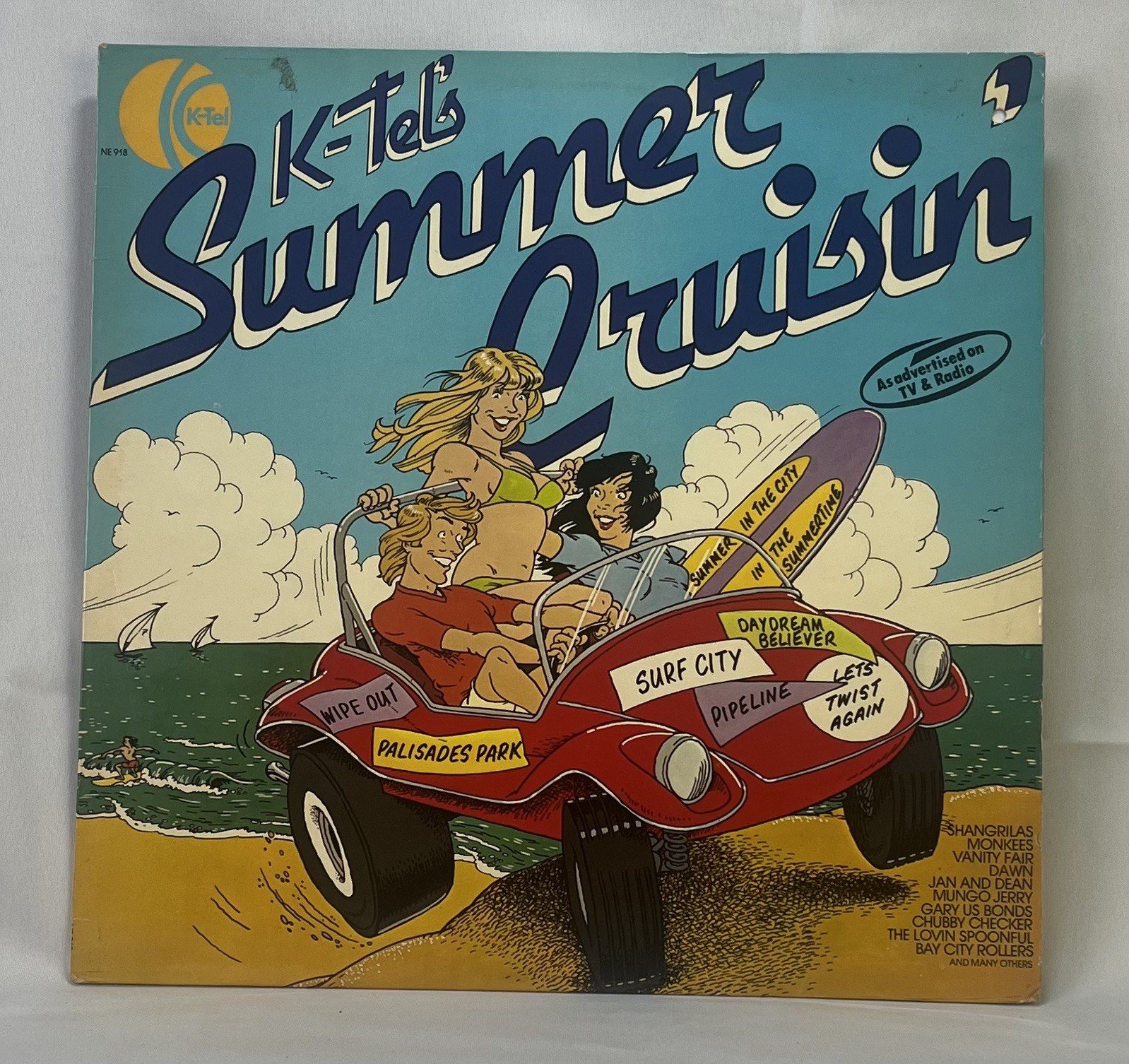 Various Artists - K Tel Summer Cruisin 12" Vinyl Record Compilation LP Album 76