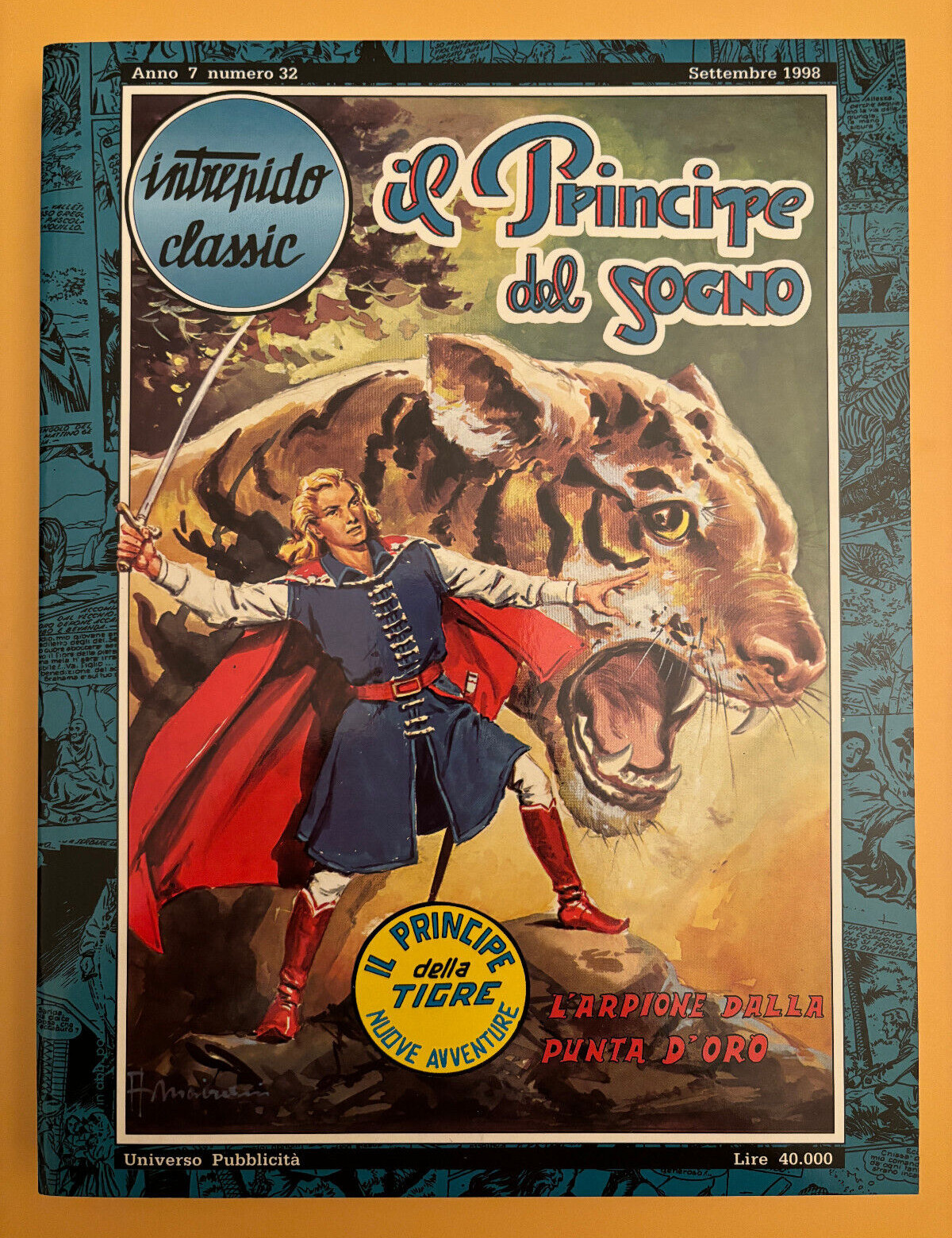 Intrepido Classic 32 Il Principe del Sogno 7 Universo Pubblicità Copia Numerata