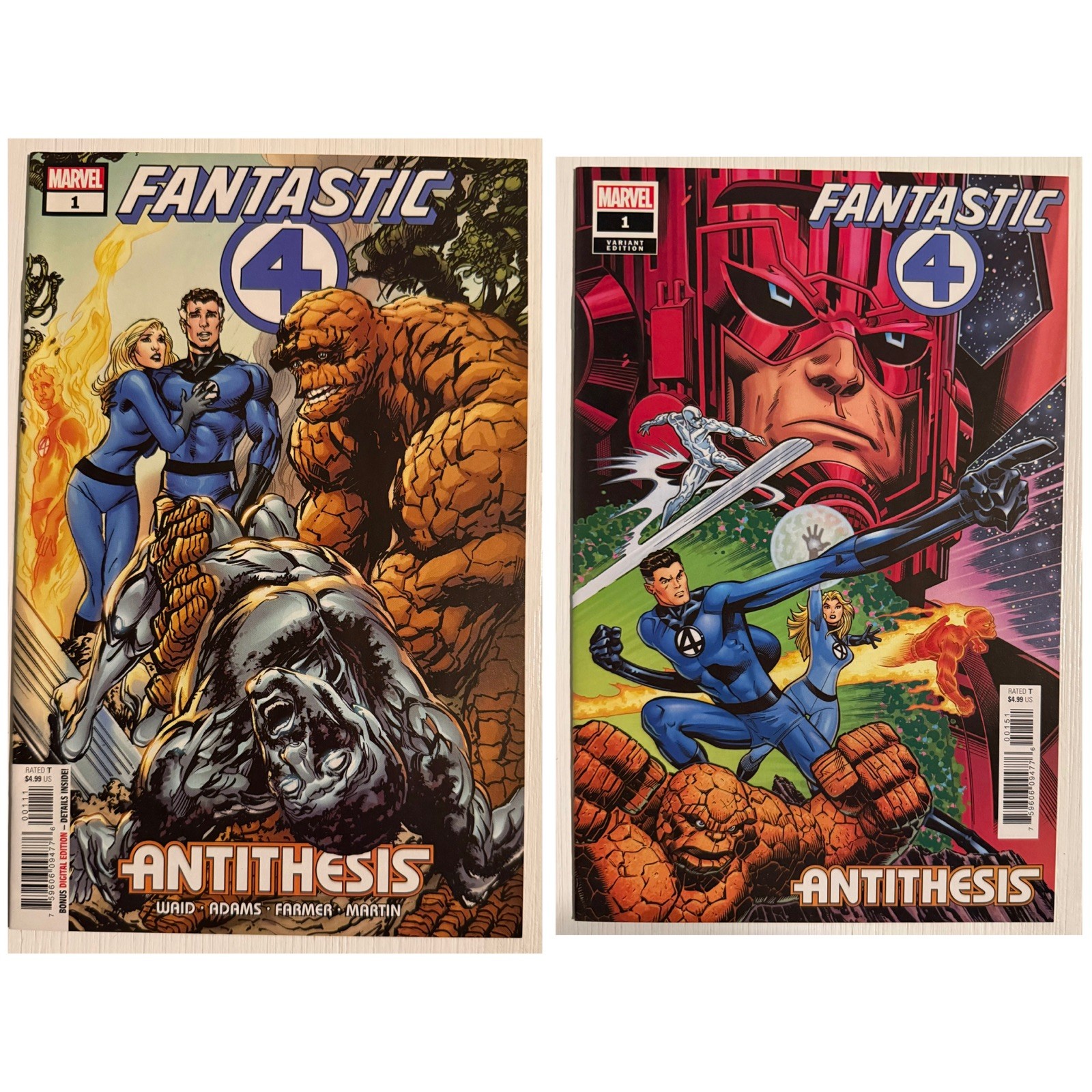 Fantastic Four: Antithesis #1 Cover A & Ed McGuinness Variant Cover E 2020