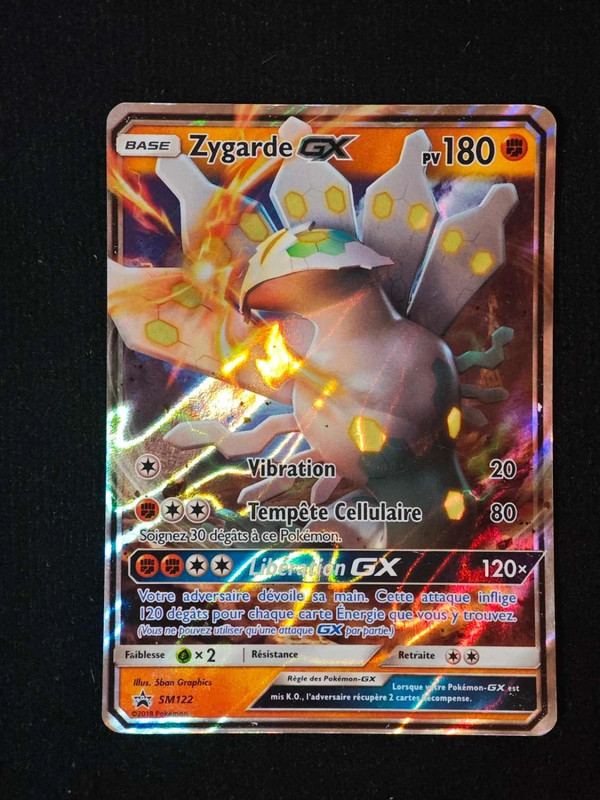 Carte Pokémon Zygarde GX Sm122