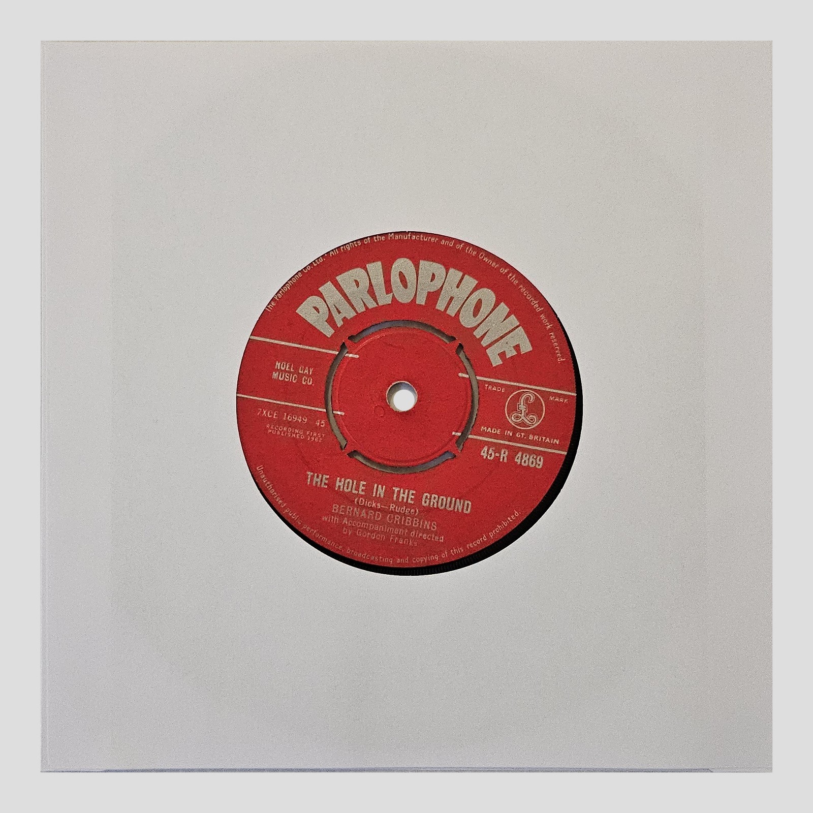 Bernard Cribbins - The Hole in the Ground Vinile Musica 7" 45 RPM