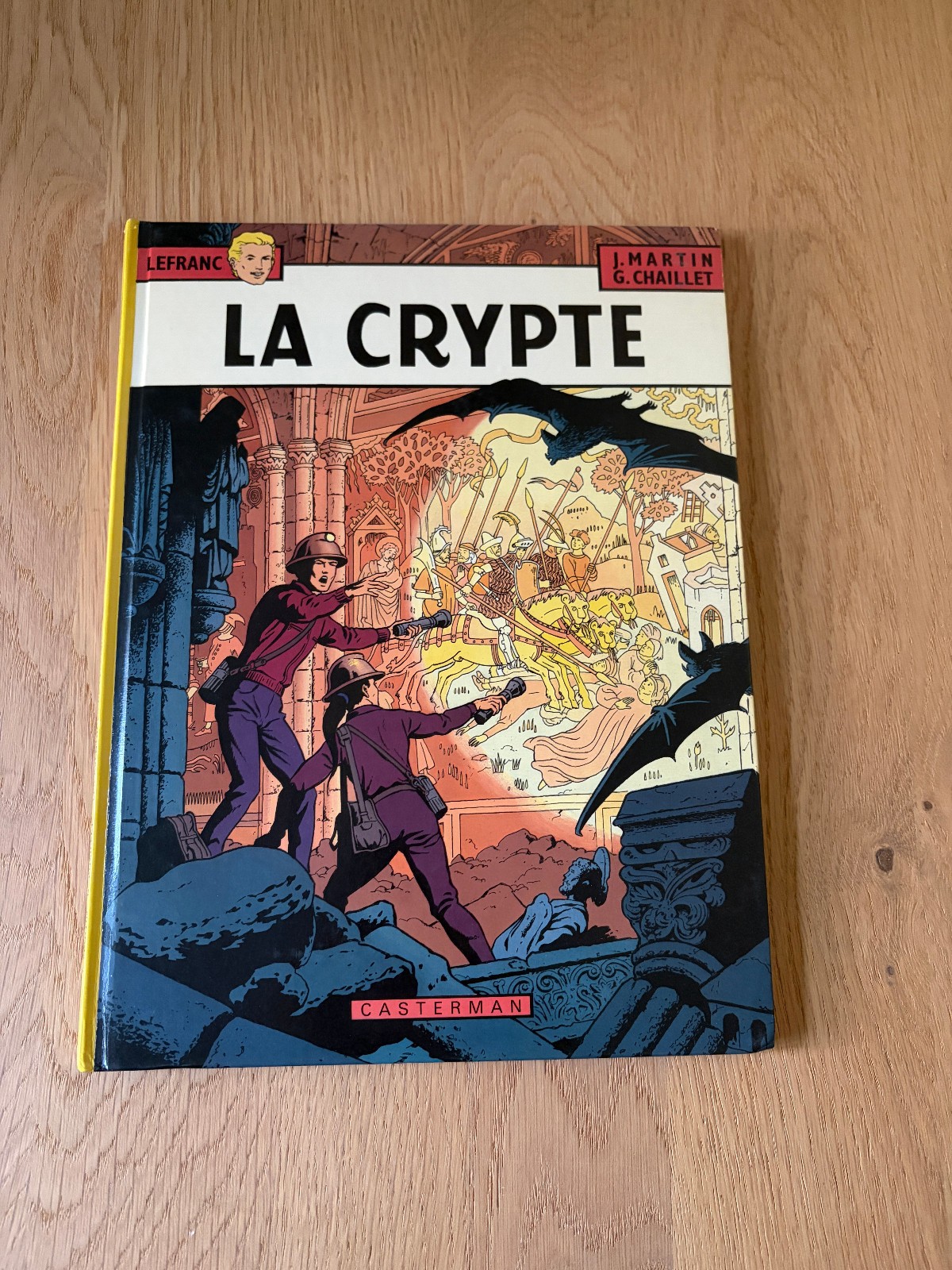 LEFRANC 9 la crypte chaillet martin 84 EO CASTERMAN  BON ETAT***