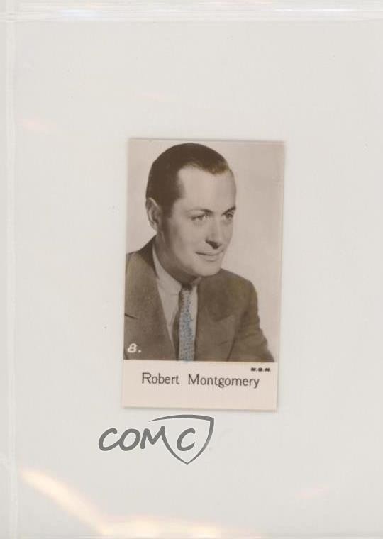 1935 Bridgewater Film Stars 4th Series Robert Montgomery #8 0a6