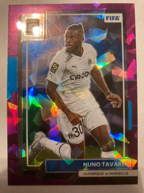 2022-23 Panini Donruss Optic Purple Ice Prizm #93 Nuno Tavares /99