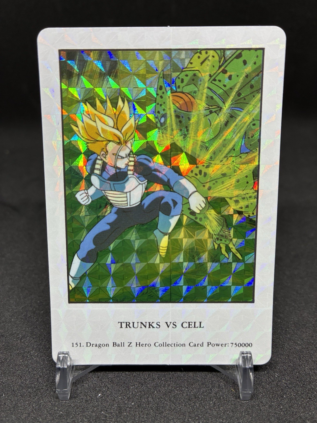 Dragon Ball Z Hero Collection Holographic Card #151 Trunks vs Cell Japanese