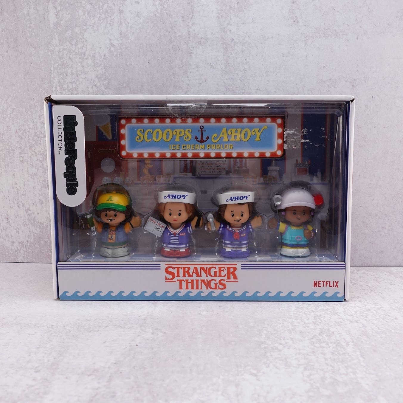 Fisher-Price Little People Collector Stranger Things Scoops Troop Set HVG76 New