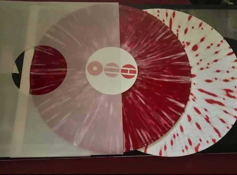 BTS Vinyl red splatter
