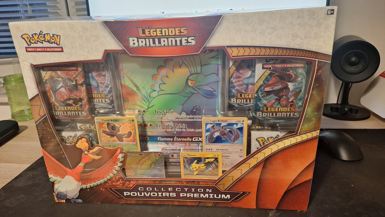 COFFRET POKEMON POUVOIRS PREMIUM HO-OH LEGENDES BRILLANTES SL3.5 NEUF SCELLE FR