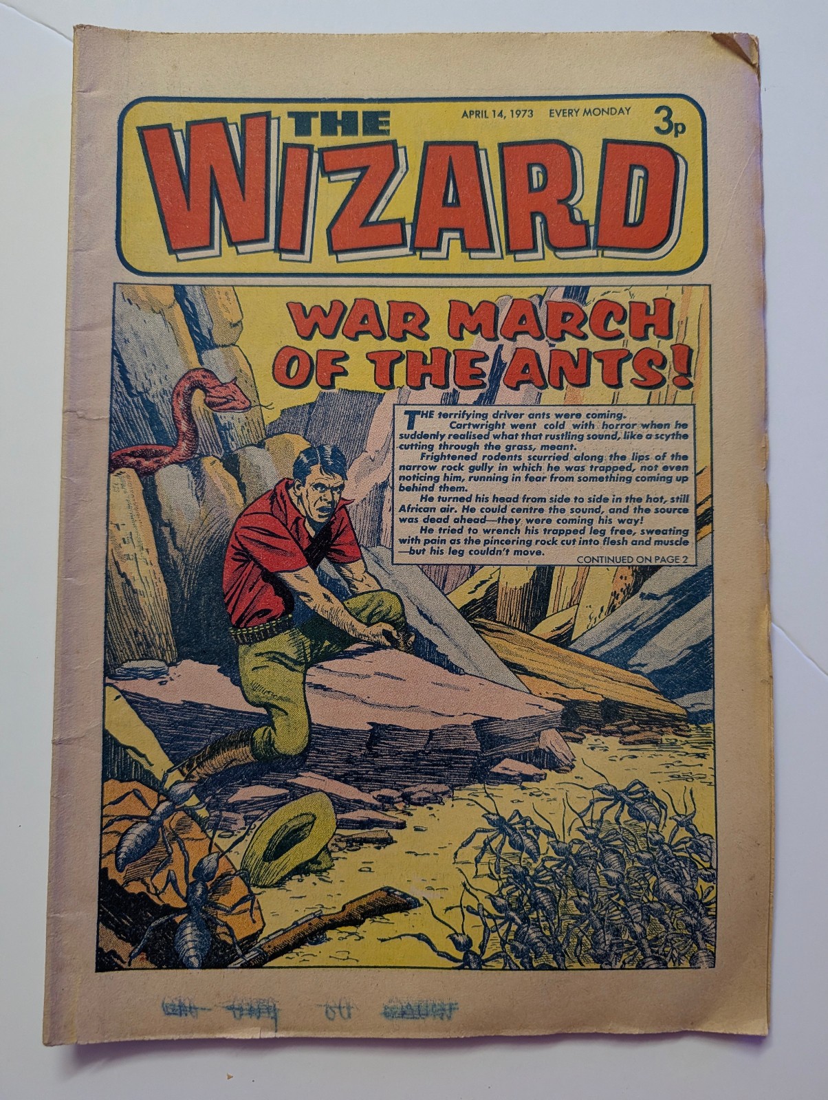 Wizard Comic, April 14th 1973.