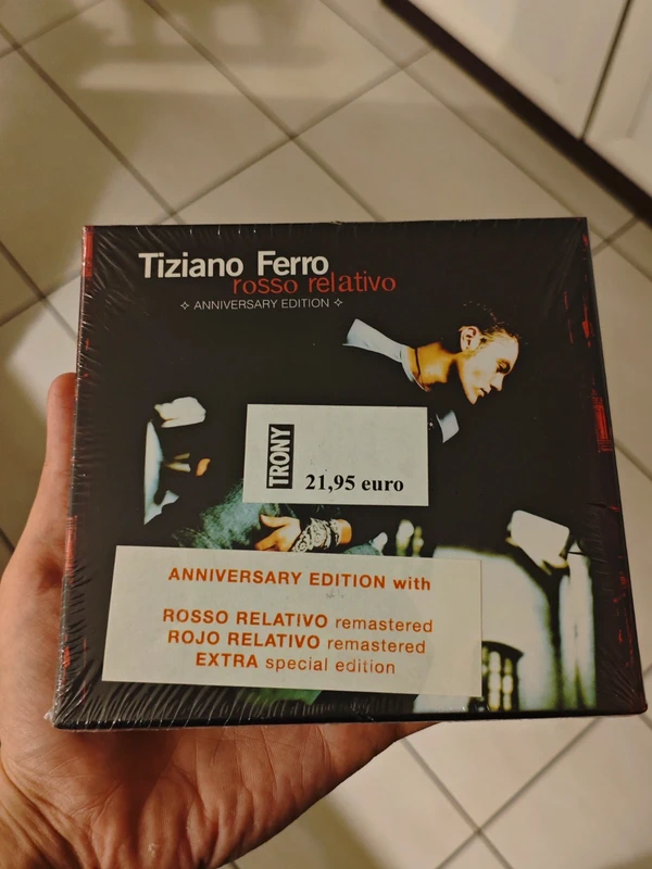 Rosso Relativo Anniversary Edition CD Tiziano Ferro