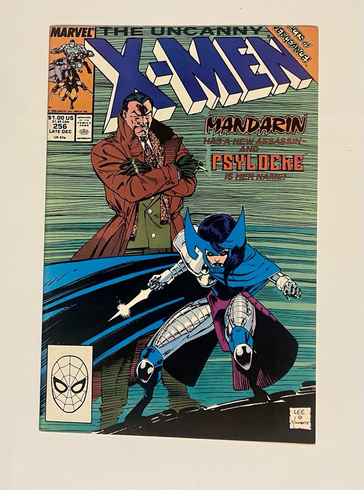 The Uncanny X-Men #256 1° Nuovo Psylocke, Mandarino (Marvel Comics 1989)