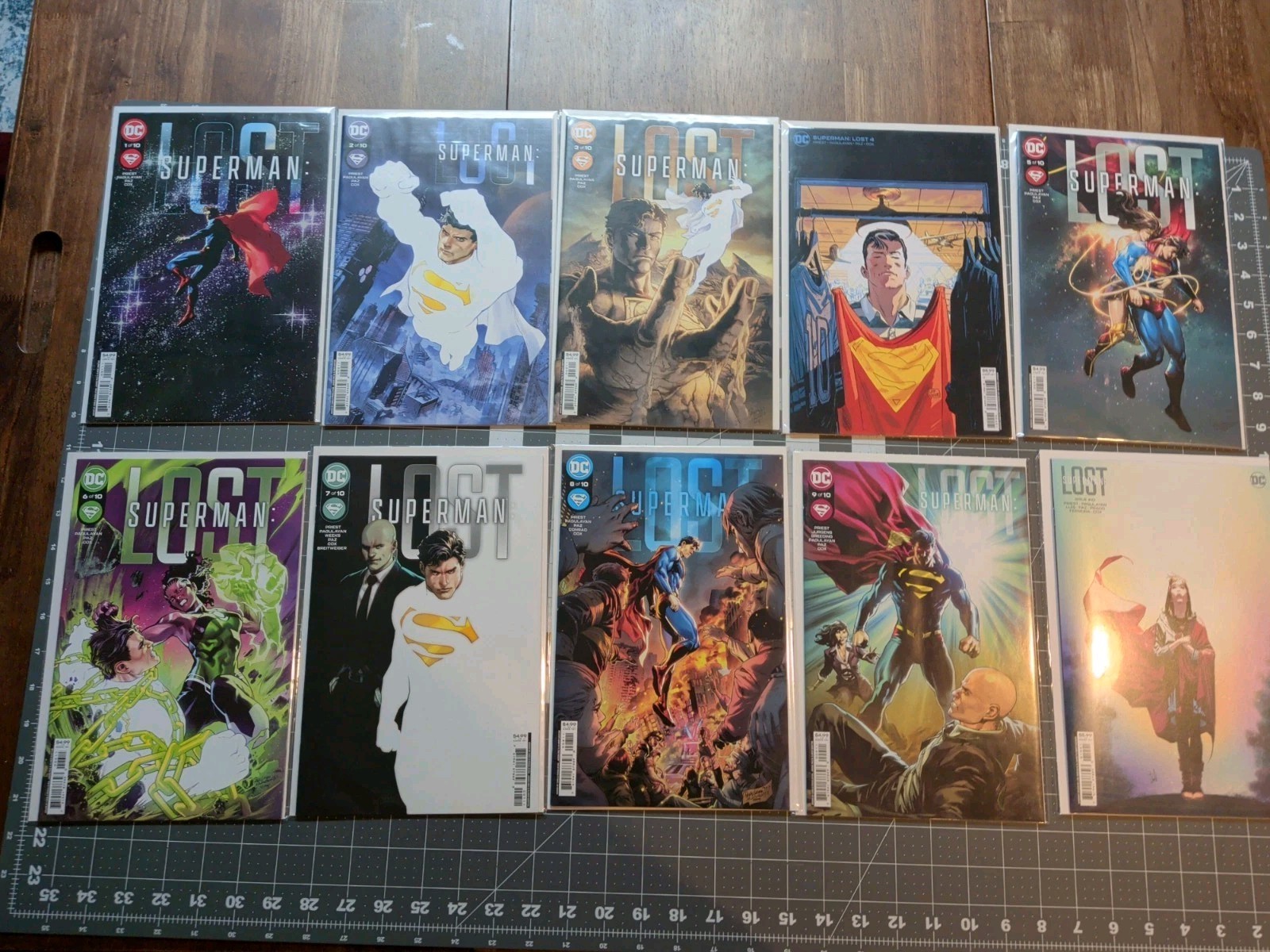 SUPERMAN: LOST 2023-2024 LOTTO COMPLETO 1-10 NM