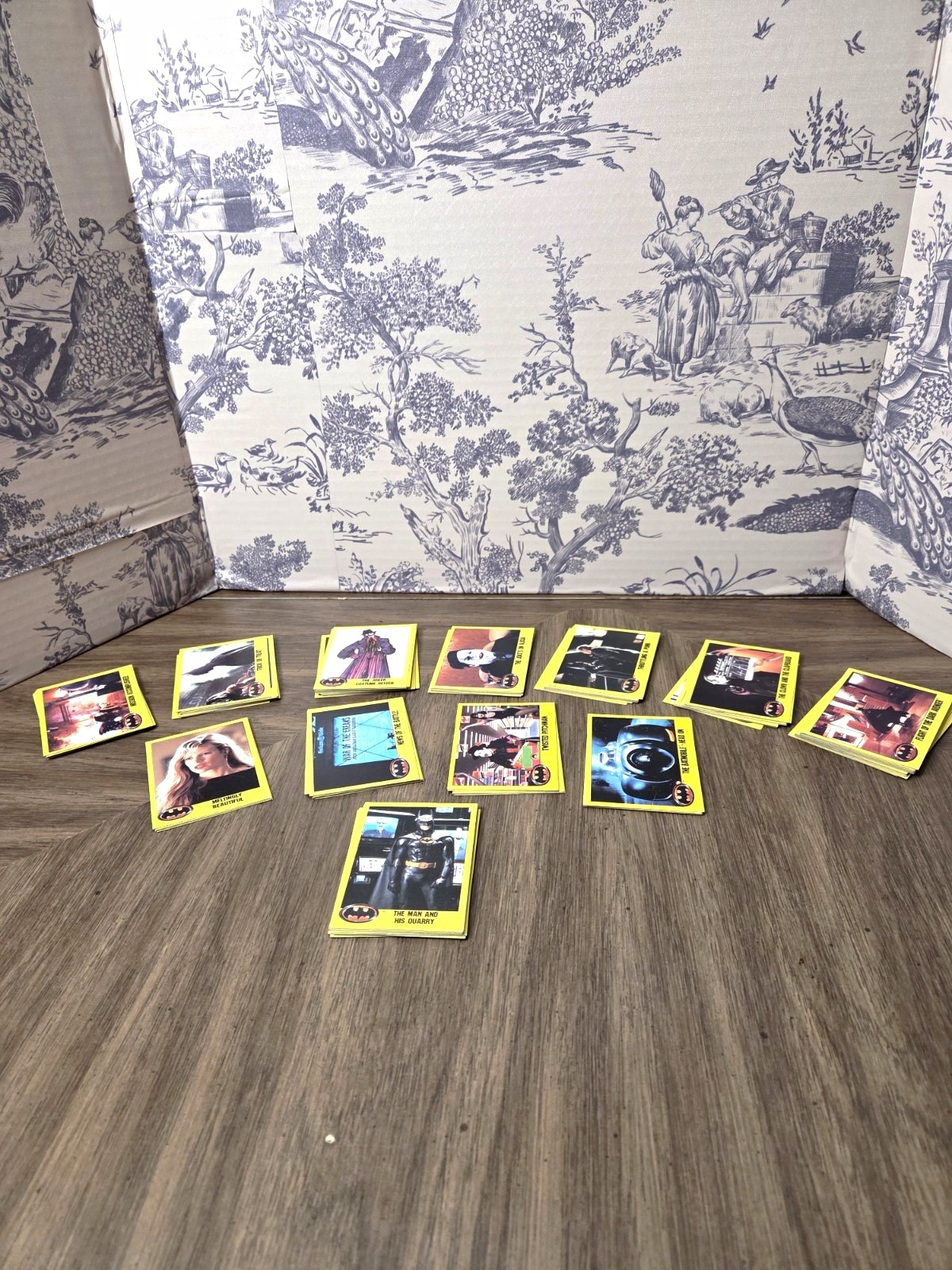 Topps 1989 Batman 2nd Series Yellow Border Base Set Trading Card Lot, nostalgia 