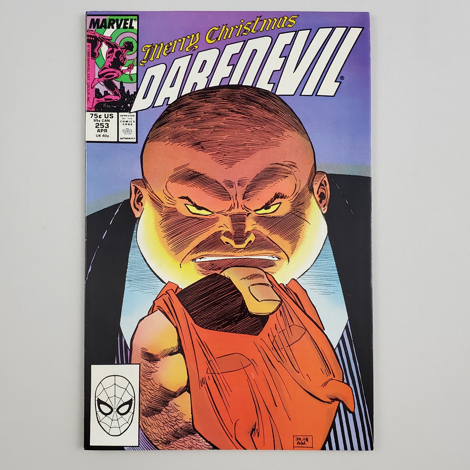 Daredevil #253 aprile 1988 Marvel Comics VF 8.0 Kingpin Nocenti JRJR Williamson vintage