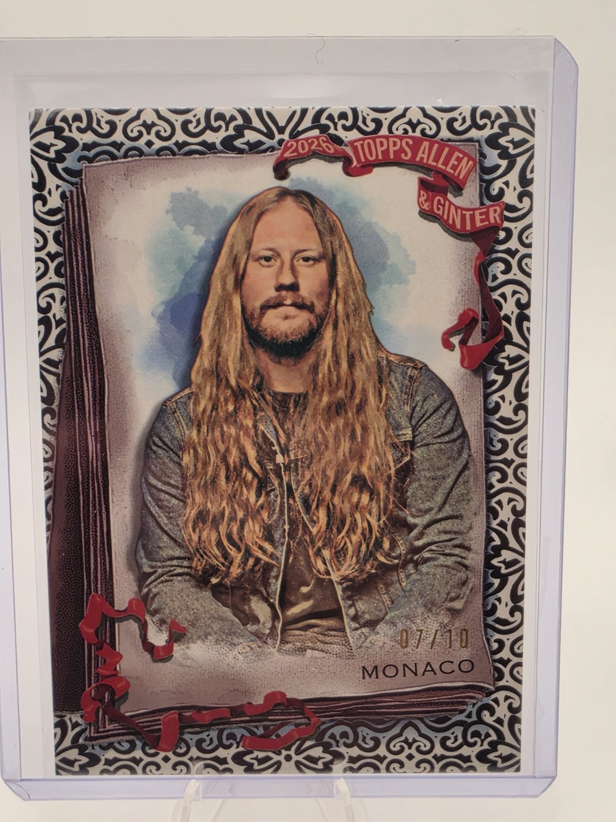 2026 Topps Allen & Ginter  Jared Monaco FILAGREE PARALELL #'d /10#274
