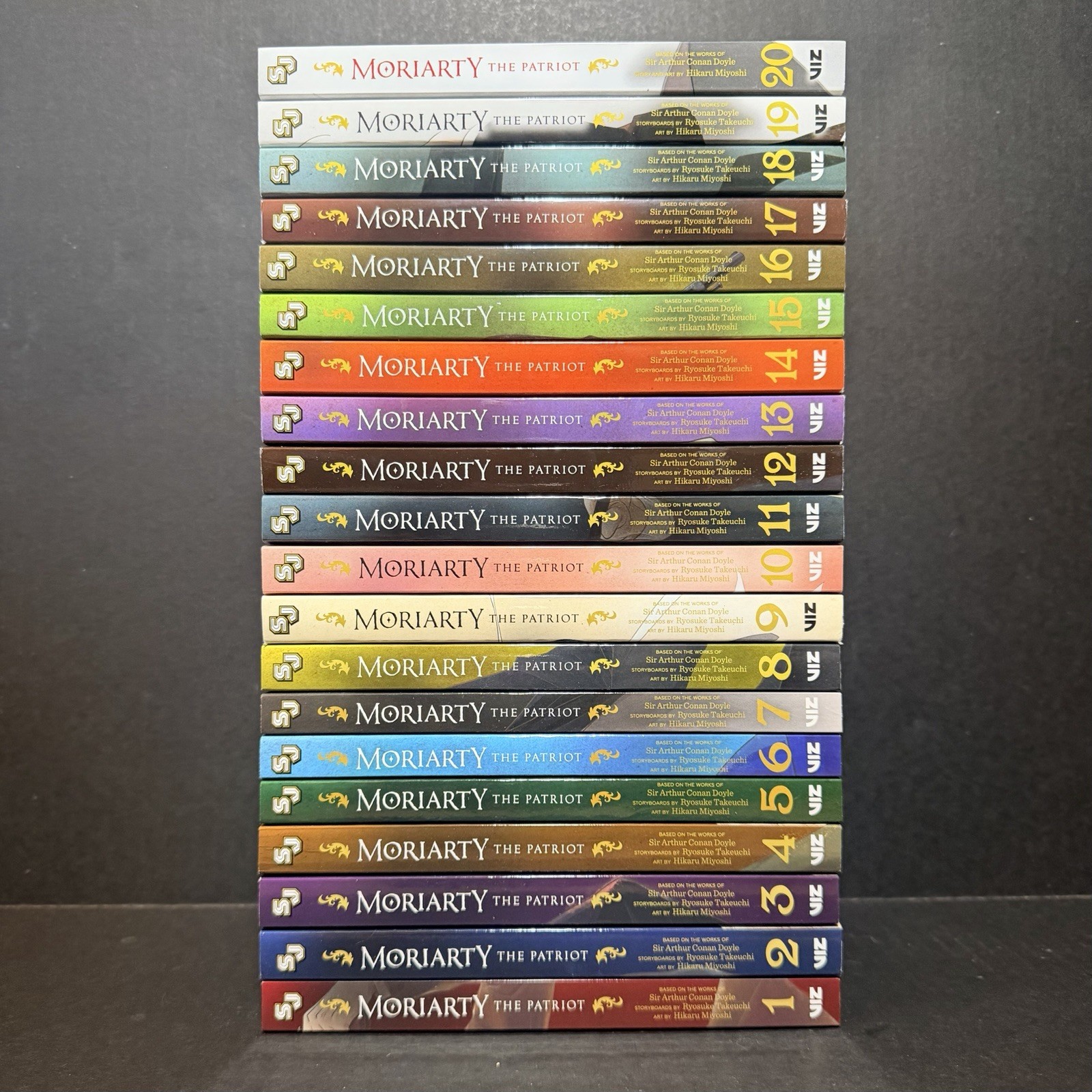 Moriarty The Patriot Manga Volumi 1-20 Nuovo Inglese Autentico US Viz Media