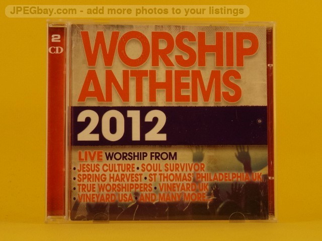 VARIOUS ARTISTS WORSHIP ANTHEMS 2012 (2 x CD) (1078) 20+ Track CD Album also Pic