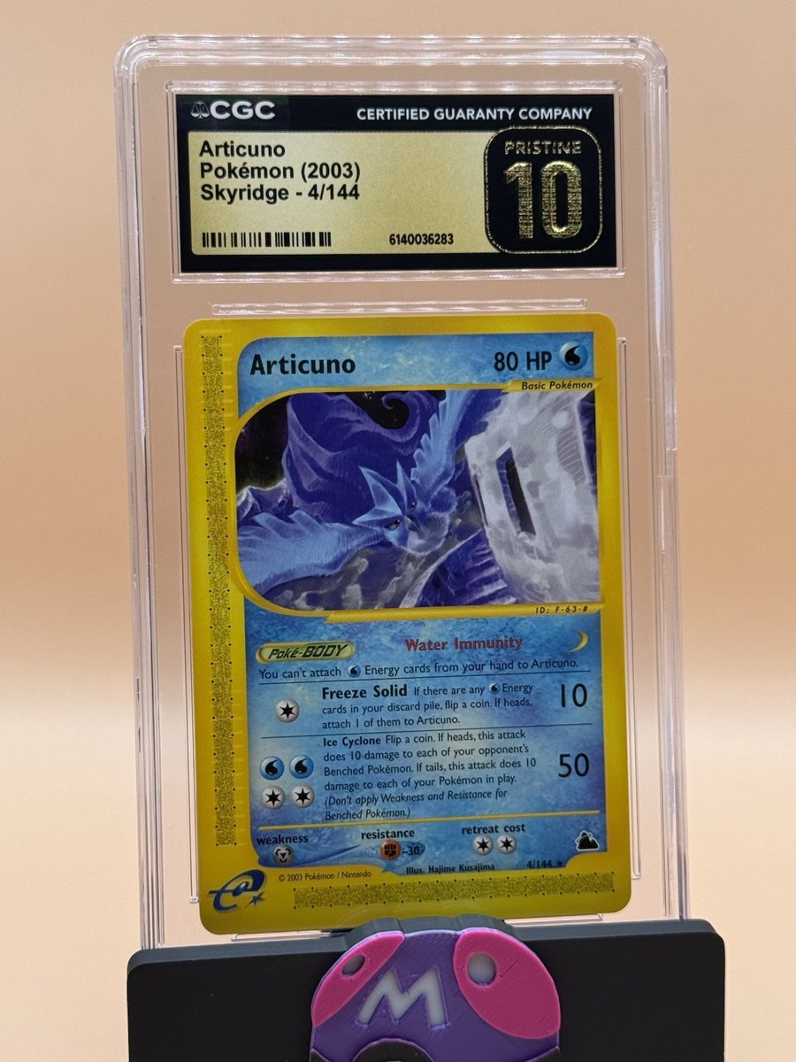 Articuno Skyridge 4/144 CGC Pristine 10