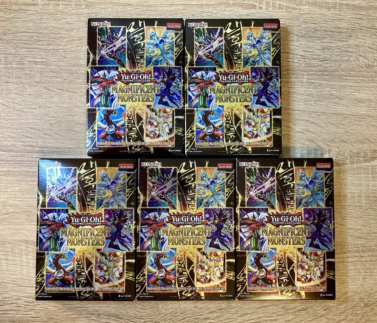 Lot of 5 ~ Yu-Gi-Oh! Magnificent Monsters Box Set 1st Edition (Brand New/Sealed)