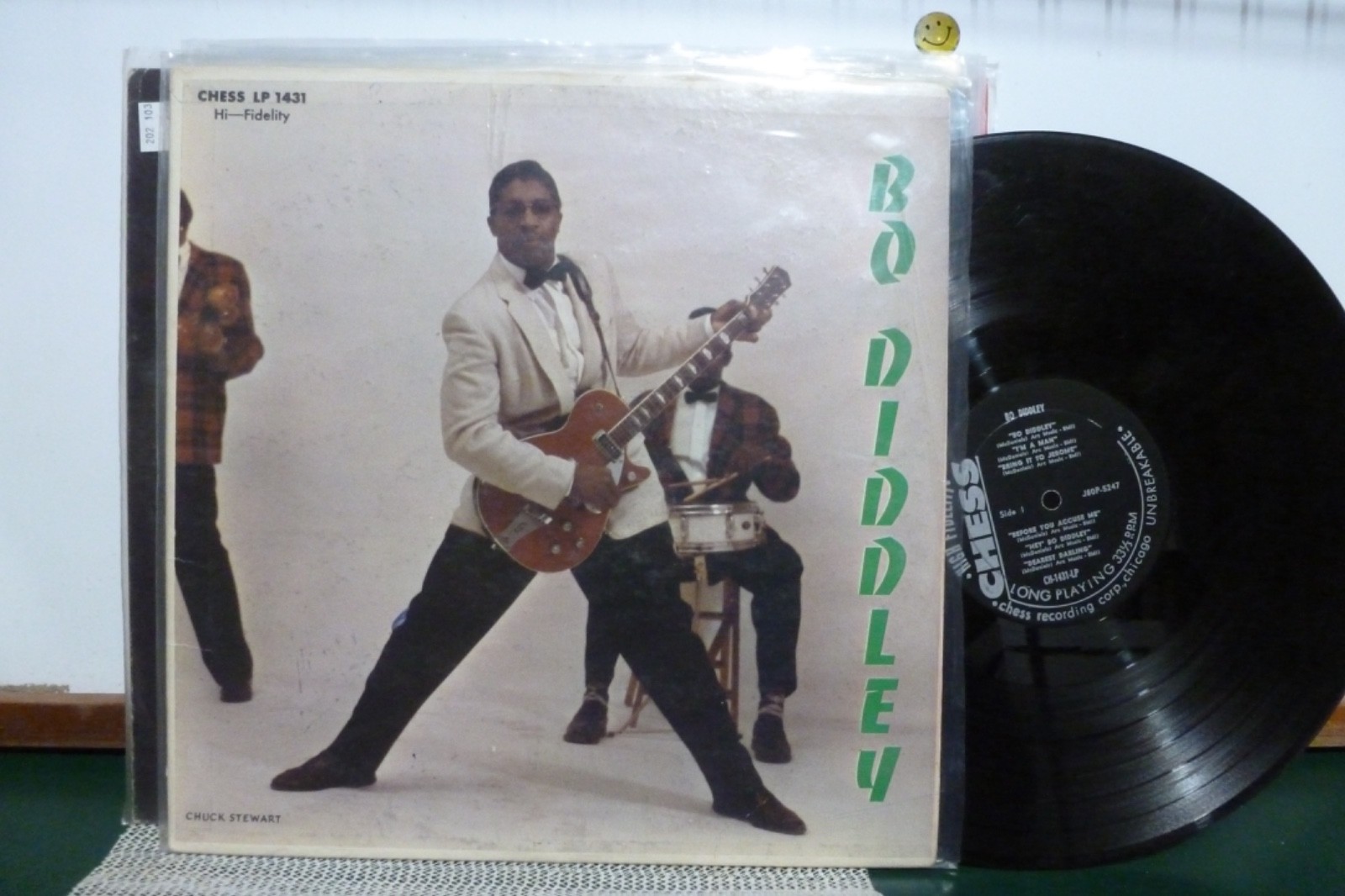 BO DIDDLEY DEBUT SELF TITLED CHESS. BLUES  LP