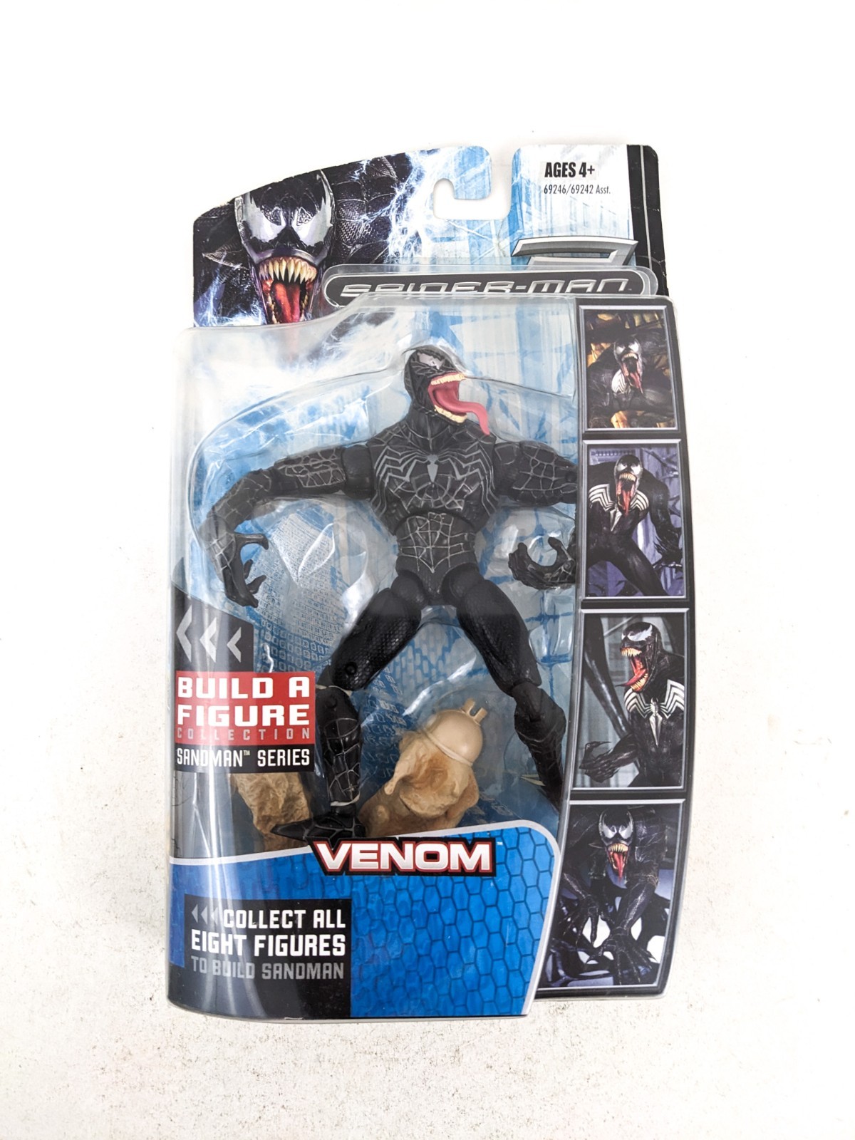 Spider-Man 3 Movie Venom Figure NEW Sandman BAF Series Marvel Legend 2007 READ