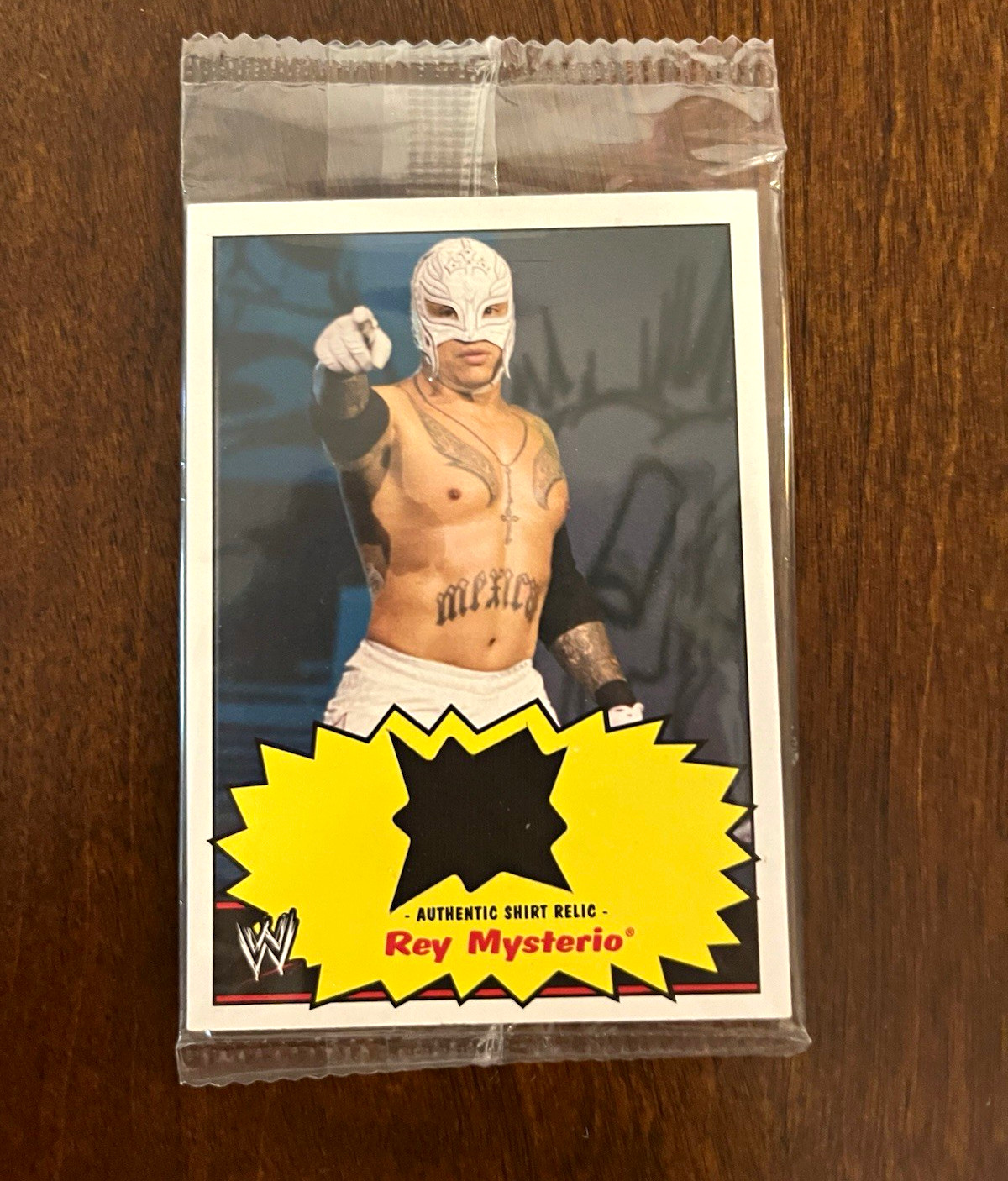 Maglia Topps 2012 Topps Heritage WWE Rey Mysterio autentica reliquia