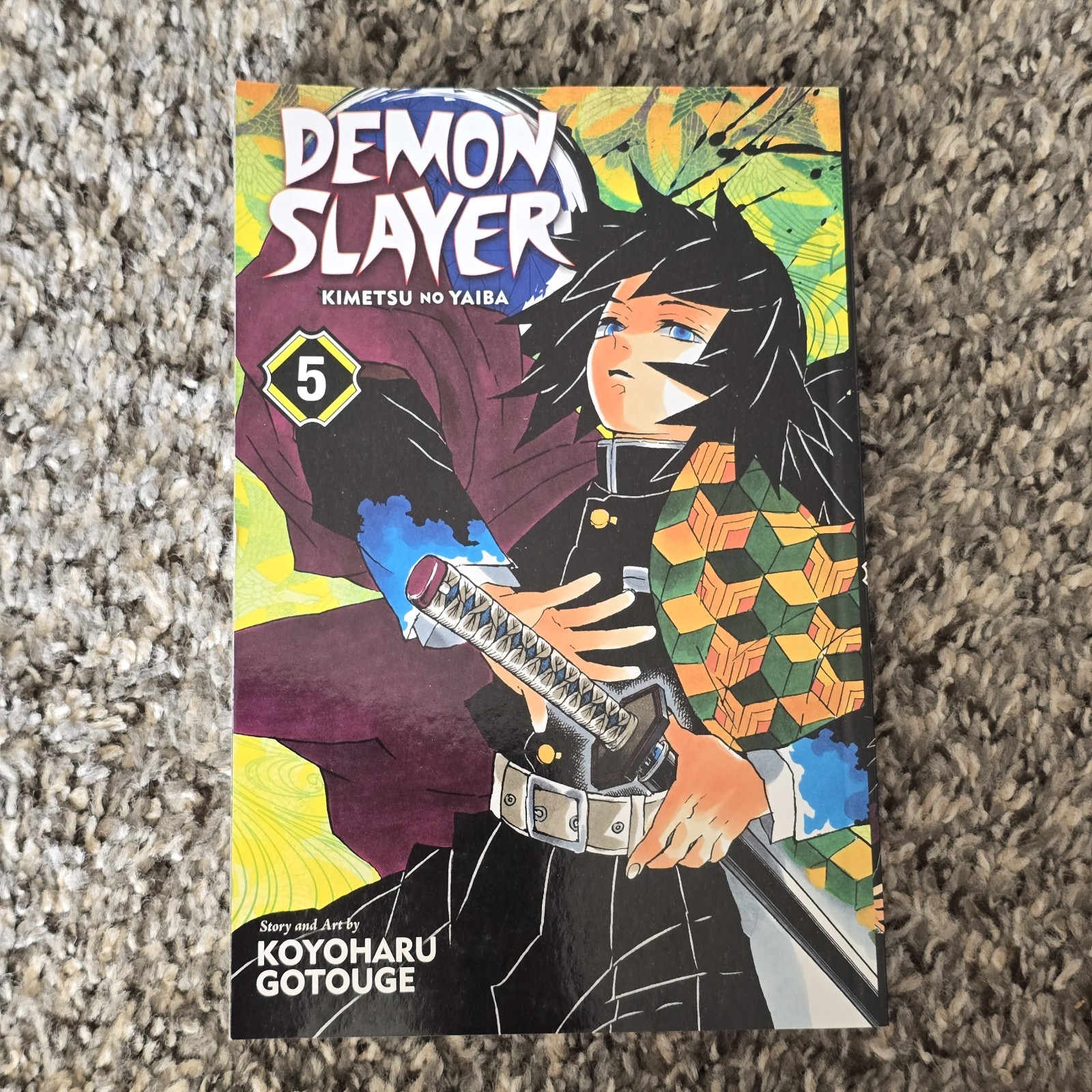 Demon Slayer Kimetsu No Yaiba Vol 5 manga inglese Viz Media Shonen Jump