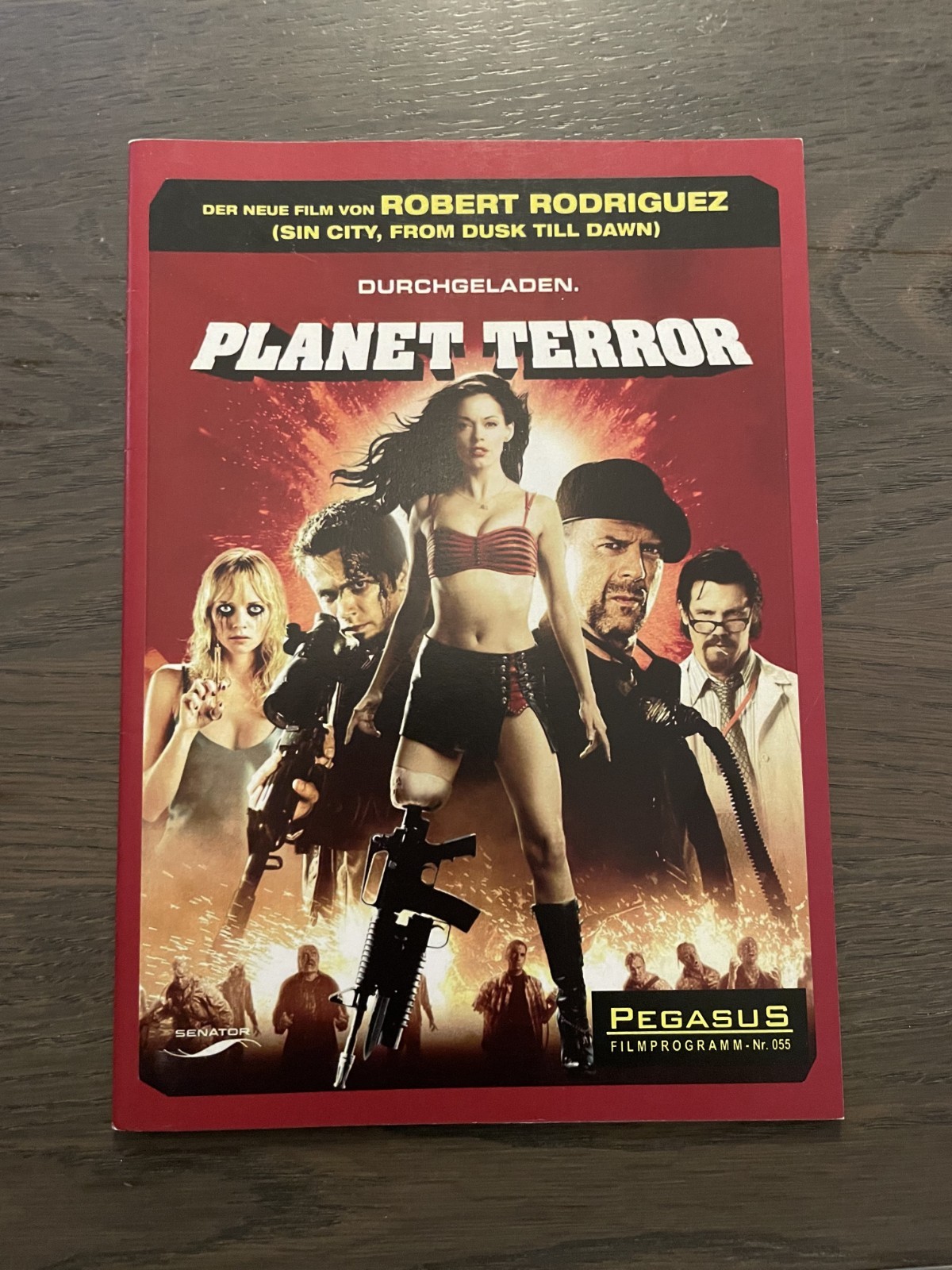 Programma film n.55 Pegasus 40 pagine pianeta terrore Robert Rodriguez Tarantino