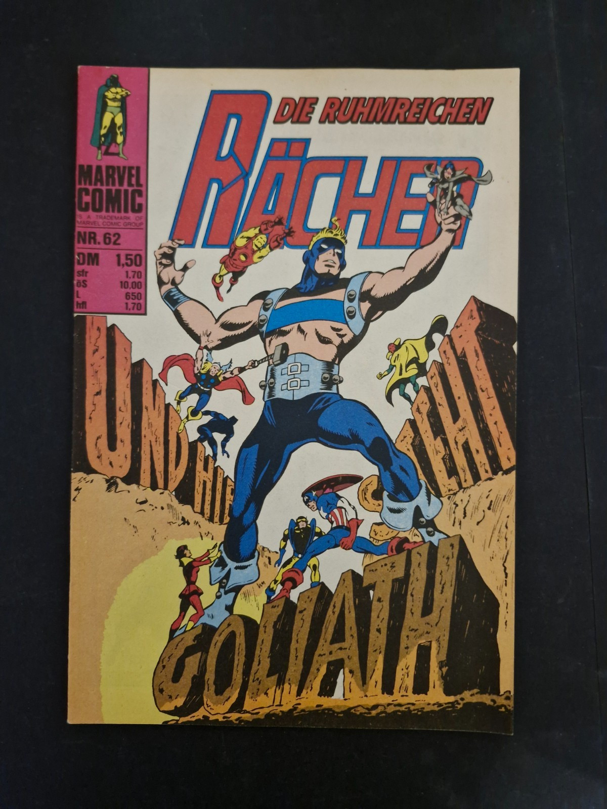 I Vendicatori fumetto n.62 (Willims Marvel) Z1