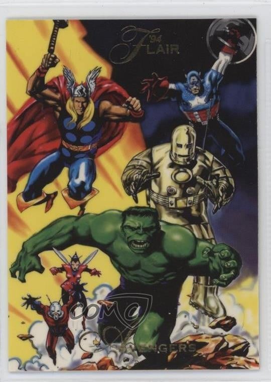 1994 Flair Marvel Avengers Assemble #11 0xf7