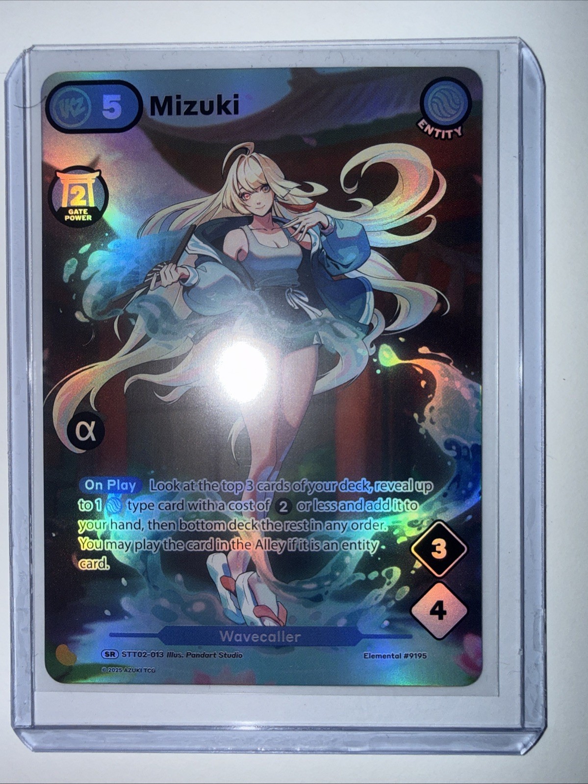 **Alpha** Azuki Trading Card Game Mizuki SR STT02-013