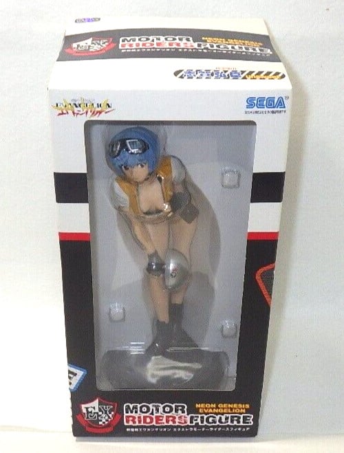 Figurina SEGA Evangelion Rei Ayanami Motor Riders 10th Anniversary Japan...