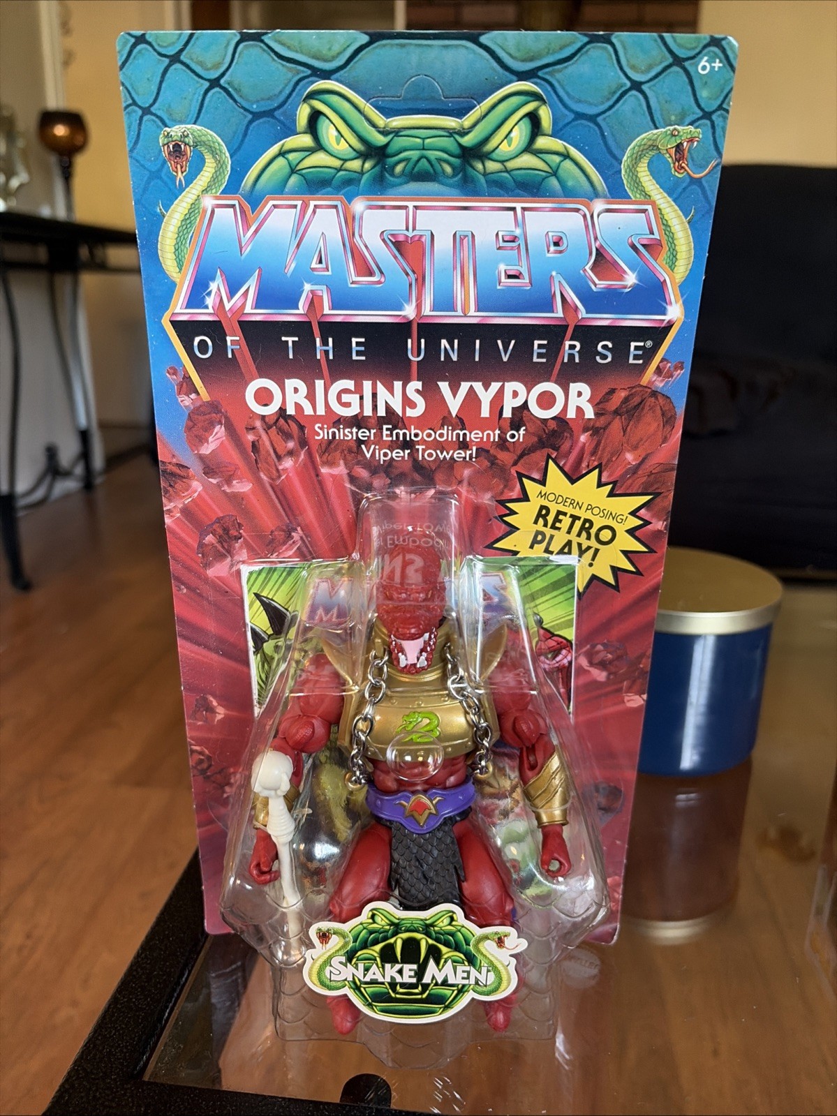 VYPOR Masters of the Universe Origins MOTU MOTUO Snake Men Viper New Unpunched