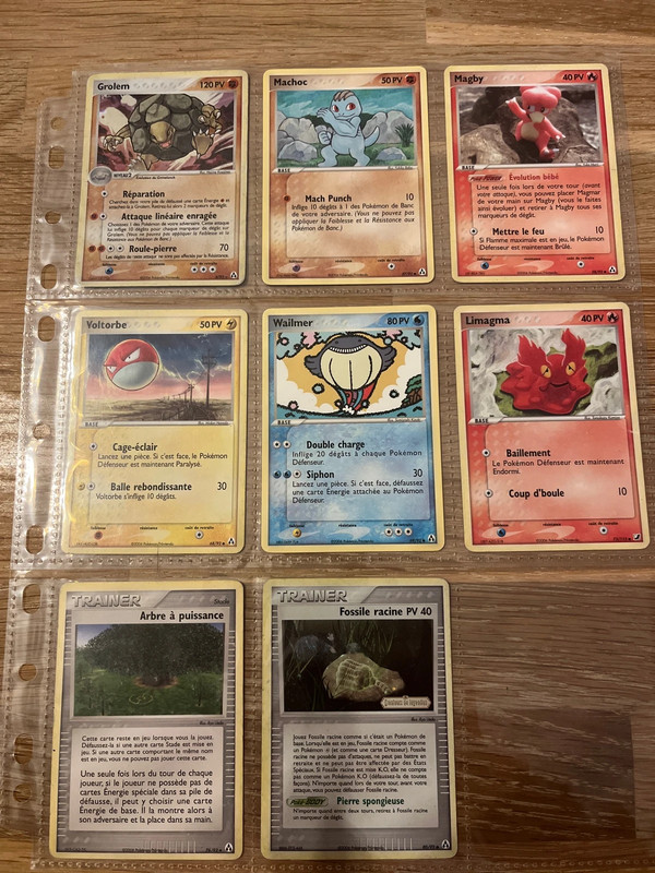 Lot de cartes Pokémon