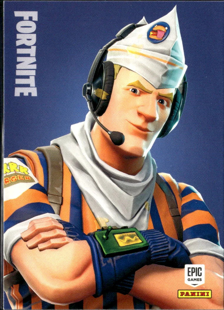 Panini Fortnite 2019 Serie 1 #127 Sergente Grill vestito non comune