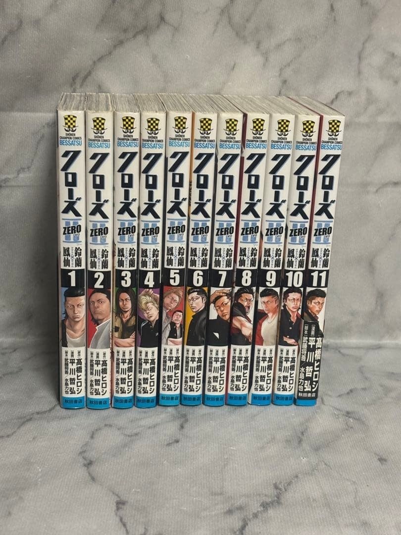 Crows Zero II vol. Set manga fumetti 1-11 lingua giapponese usato F/S