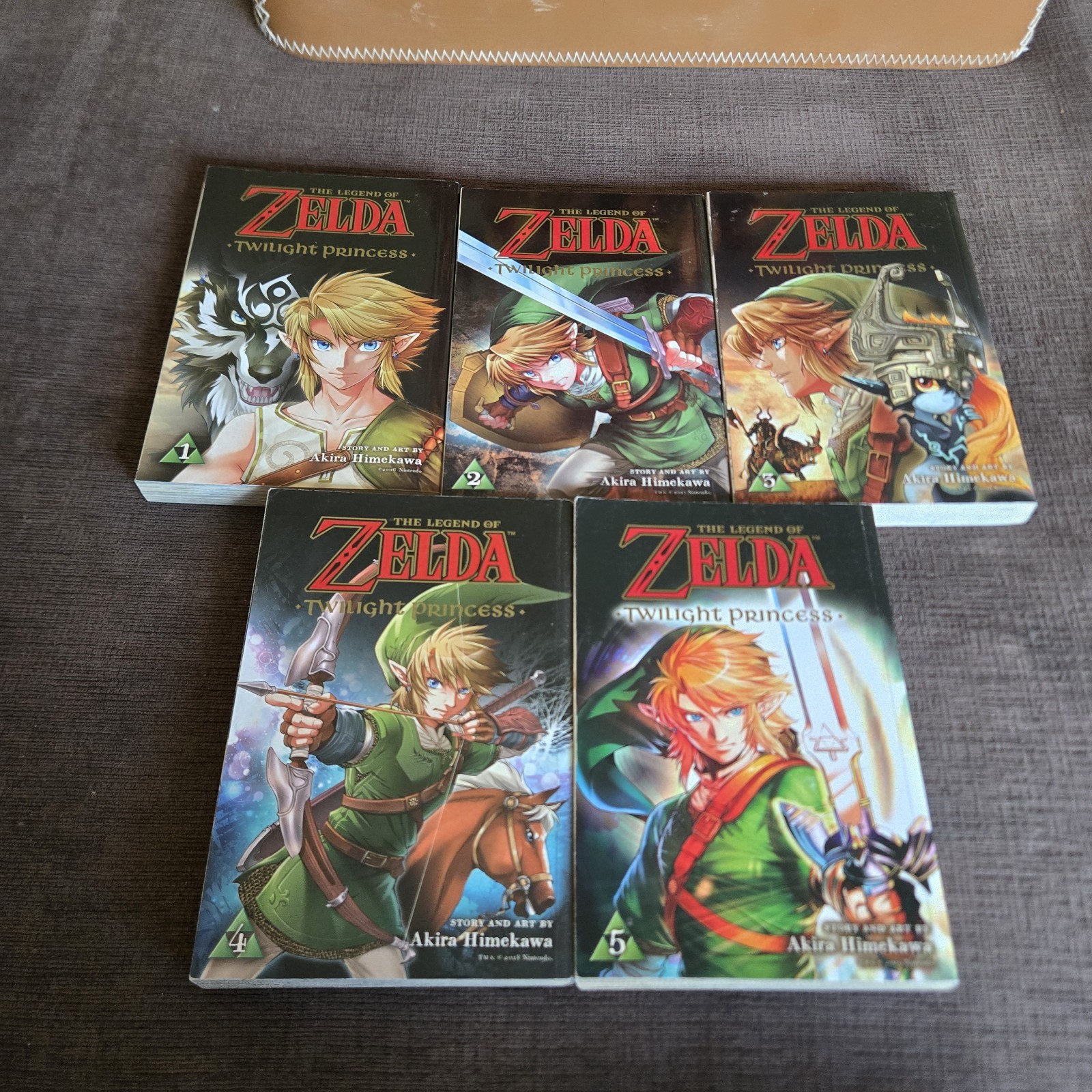 The Legend of Zelda: Twilight Princess Manga Set Volumi 1-5 Akira Himekawa