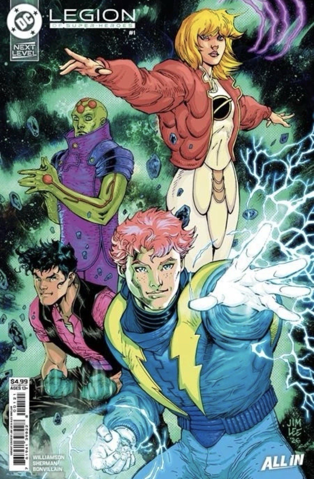 Legion Of Super-Heroes #1 CVR B Jim Lee VAR 9/2/26 DC Comics