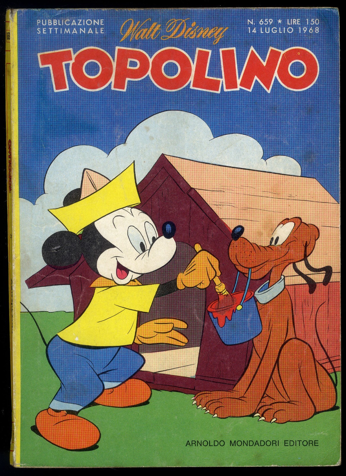 TOPOLINO N° 659 - 14 LUGLIO 1968 - SENZA BOLLINI - CONDIZIONE BUONO / OTTIMO