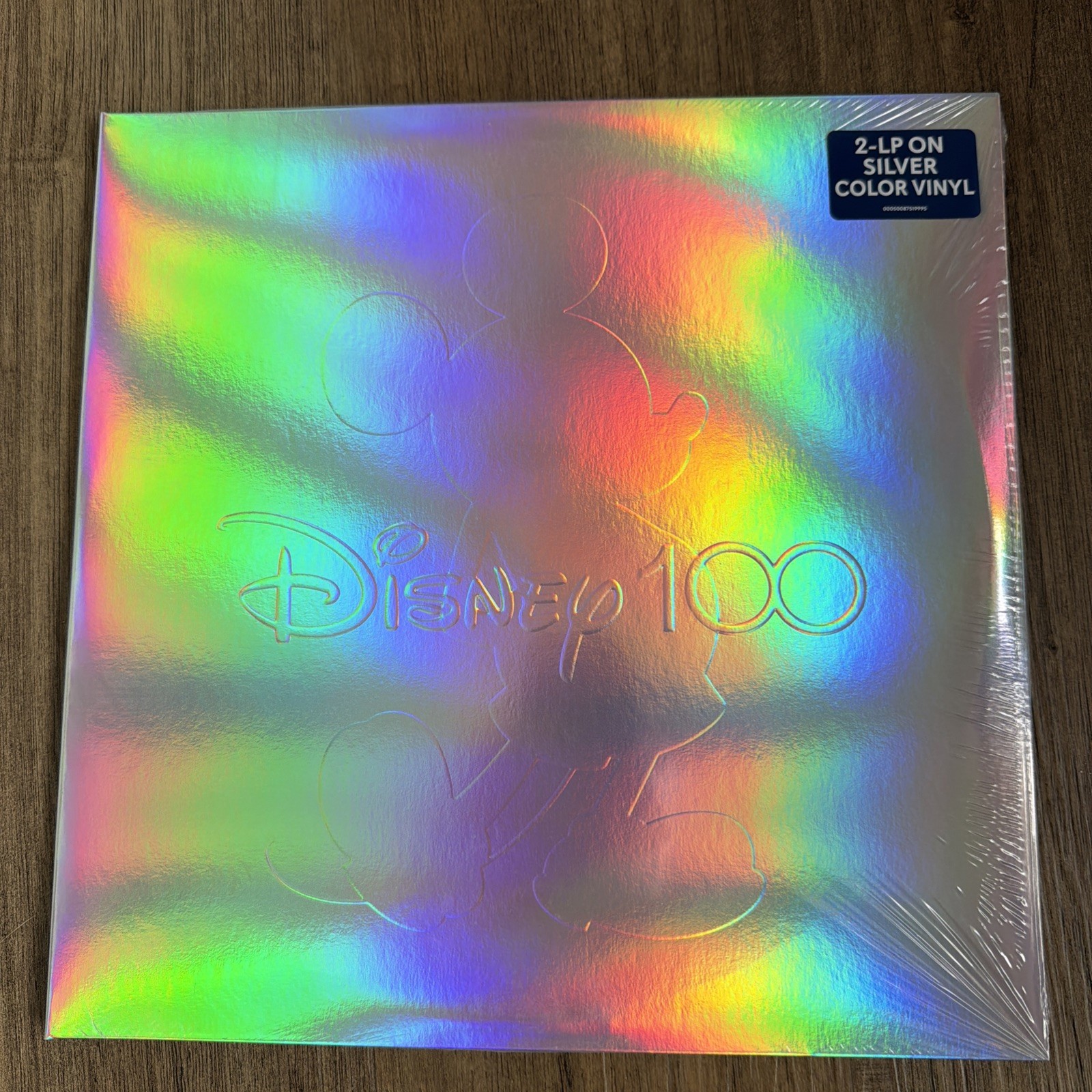Disney 100 Various Artists Limited Edition Silver Colored Vinyl 12" LP Sealed