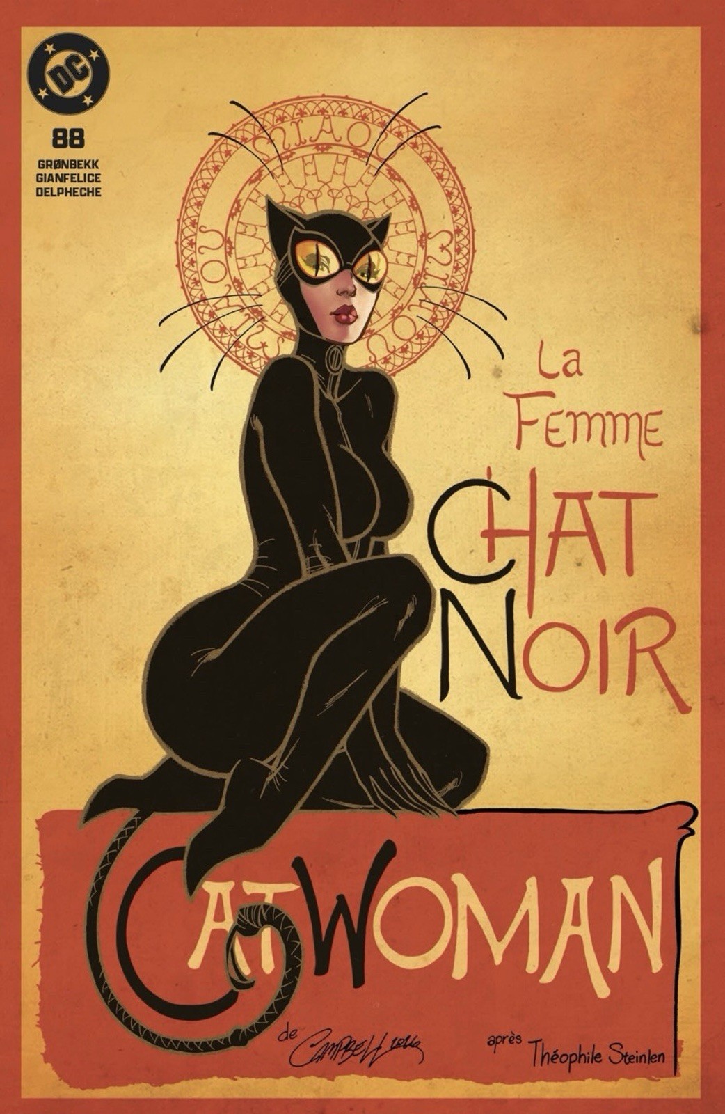 Catwoman #88 J Scott Campbell Chat Noir prevendita esclusiva