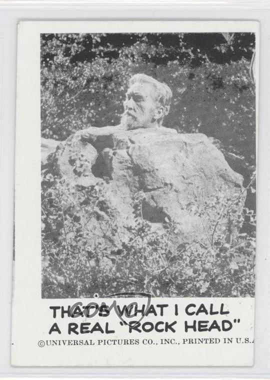 1961-65 Leaf Spook Stories That's What I Call A Real Rock Head #31 0s4