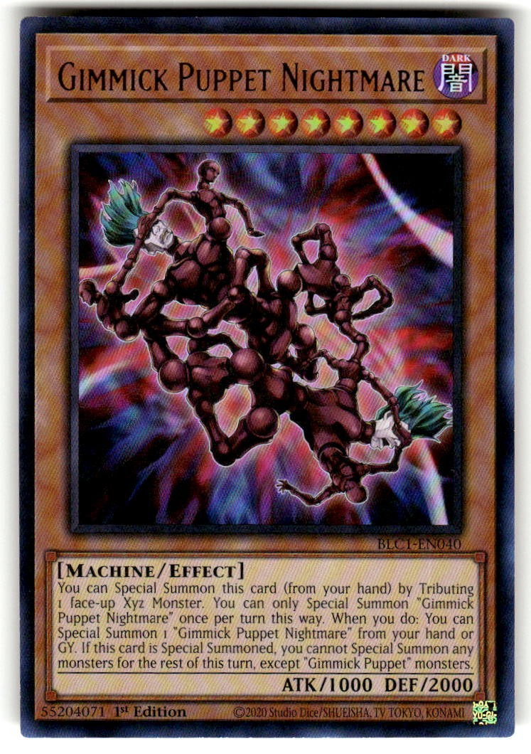 Gimmick Puppet Nightmare 1a Edizione UR Battles of Legend: Capitolo 1 BLC1-EN040 LP