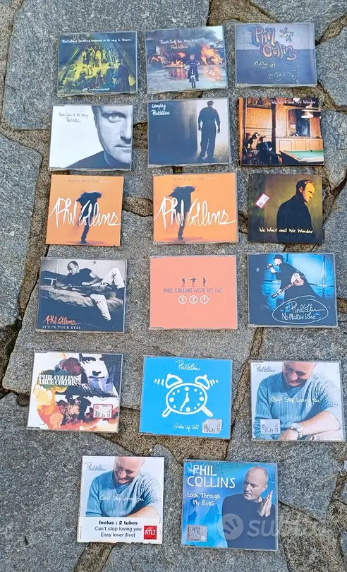 PHIL COLLINS raccolta/ Bundle 17 CD SINGLE & MAXI
