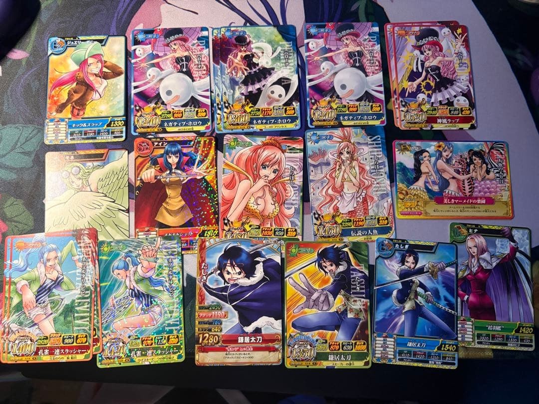 ONE PIECE Berry Match Female Character Mixed Trading Card Lot Japanese