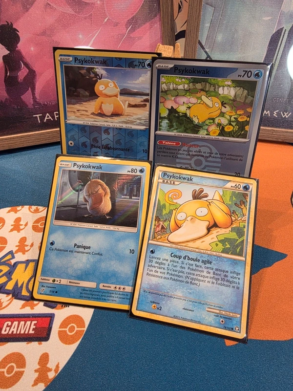 Lot de 4 Psykokwak