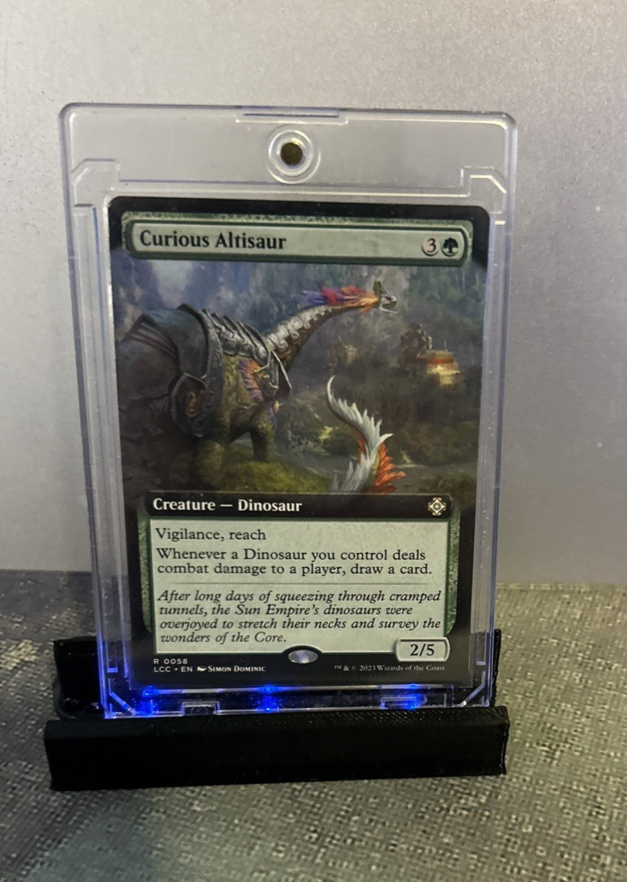 MTG Curious Altisaur (Extended Art) Commander: The Lost Caverns of Ixalan (LCC)