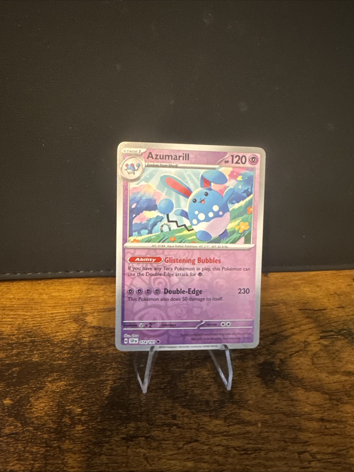 Azumarill 074/191 Sv08: Surging Sparks Reverse Holo