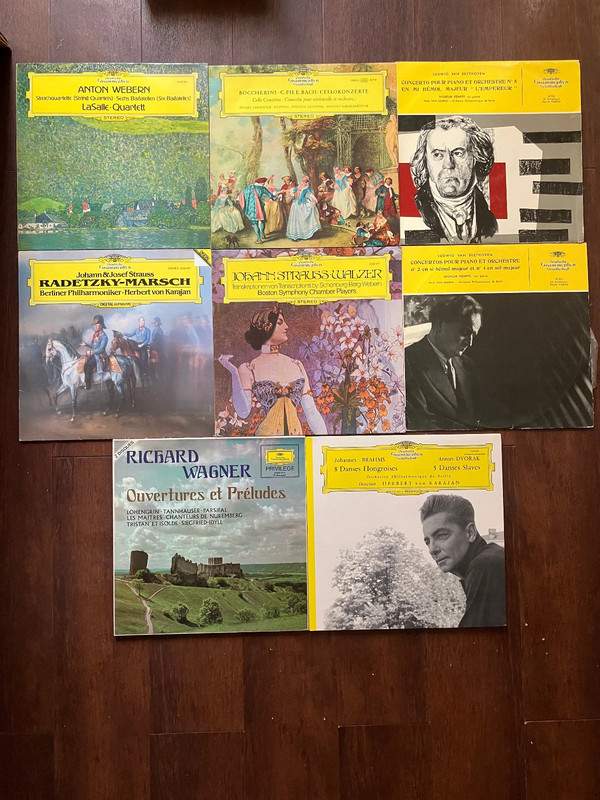 Lot disques vinyles Deutsche Grammophon
