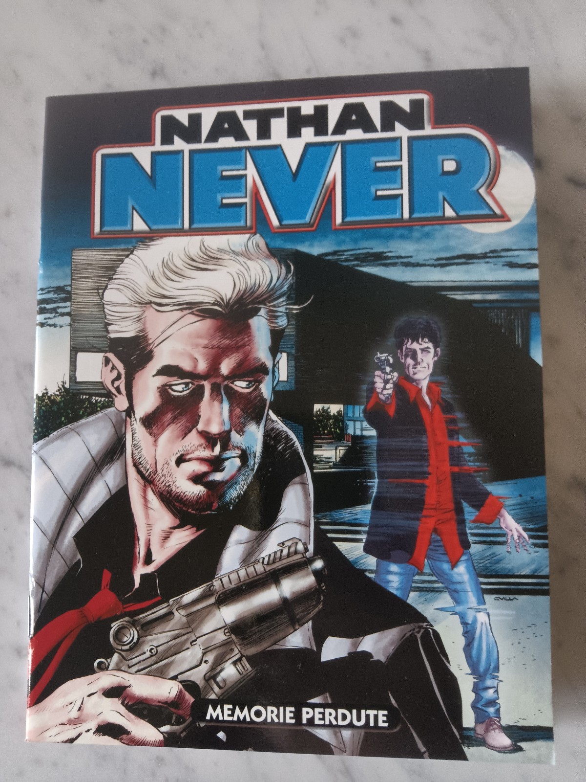 Albo storia inedita NATHAN NEVER MEMORIE PERDUTE LUGANO 2014 CON DYLAN DOG RARO